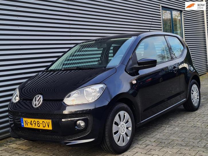 Volkswagen Up! 1.0 high up! 04-2012 Blackmagic Metallic, Auto's, Volkswagen, Bedrijf, Te koop, up!, ABS, Airbags, Airconditioning