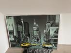IKEA Alleby Schilderij New York Taxi's, Ophalen, 125 cm of meer, Zo goed als nieuw, Schilderij