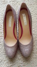 MEZURA ROZE GLITTERPUMPS MET ROZE SUEDE HAKKEN MAAT 38, Nieuw, Ophalen of Verzenden, Roze, Mezura