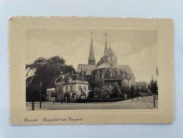 D779 Oude ansichtkaart Deventer : Bergschild met Bergkerk beschikbaar voor biedingen