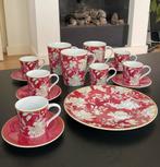 Zara Home rood-gouden porseleinen kopjes en mokken, Ophalen of Verzenden, Zo goed als nieuw, Overige stijlen, Kop(pen) en/of Schotel(s)