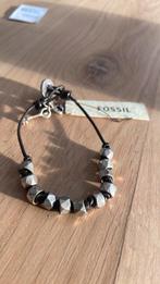Fossil armband, Ophalen of Verzenden, Zo goed als nieuw, Zilver, Leer