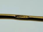 Antieke gouden mutsenspelden, A.E. Monasch, Hilversum, Verzenden, Goud