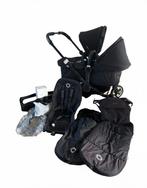 Bugaboo Donkey Duo All Black - complete set, Gebruikt, Ophalen, Kinderwagen, Duowagen