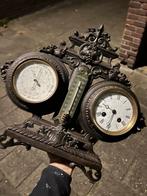 Antieke Station Klok met Barometer & Thermometer, Antiek en Kunst, Ophalen
