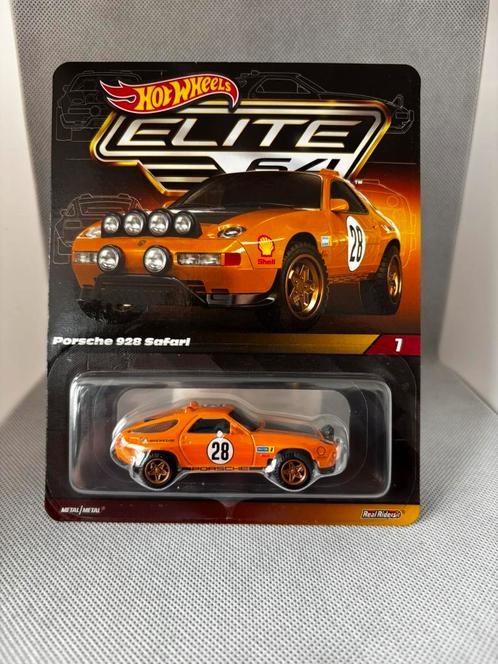 Porsche 928 Safari || Hot Wheels Elite64, Hobby en Vrije tijd, Modelauto's | Overige schalen, Nieuw, Auto, Ophalen of Verzenden