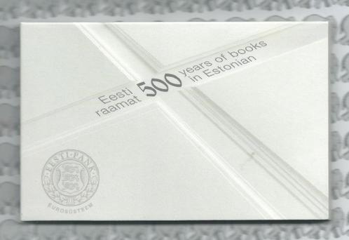 Estland 2 euro 2025 (18e)"500 j. geschreven Estse taal"(cc), Postzegels en Munten, Munten | Europa | Euromunten, Losse munt, 2 euro