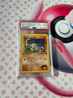 Pokémon Gym Challenge Brock's Geodude 1st Edition PSA 9, Ophalen of Verzenden, Zo goed als nieuw, Losse kaart