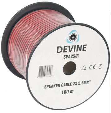 Speaker kabel rol 100 meter 2,5mm2 Devine SPA25/R