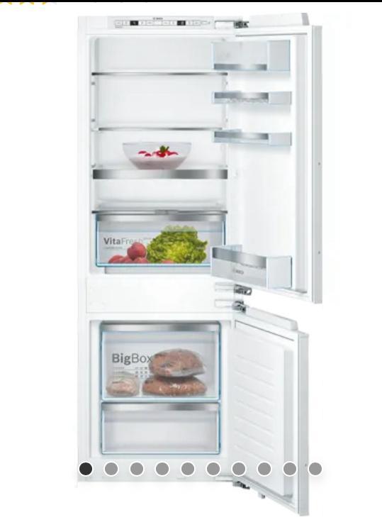 Bosch A++ inbouw koelvries 158 cm **DUBBELE THERMOSTAAT**, Witgoed en Apparatuur, Vriezers en Diepvrieskisten, Zo goed als nieuw