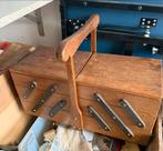 Vintage Naaikist met Handvat, Antiek en Kunst, Ophalen