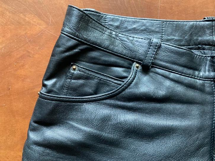 Mooie lamsleren jeans mt 32/33 €35,incl. Verz.postNL, Kleding | Heren, Spijkerbroeken en Jeans, Gedragen, W33 - W34 (confectie 48/50)