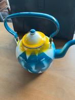 Unieke emaille theepot, Ophalen of Verzenden
