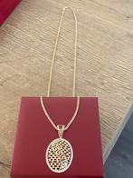 Mooie 14 karaat gouden ketting met hanger, Met hanger, -, -, Nieuw