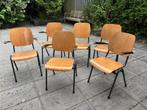 Stoelen, Ophalen, Gebruikt, Bruin, Schoolstoelen