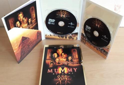 The Mummy Returns (2001) 2 Dvd - In Sleeve - Brendan Fraser, Cd's en Dvd's, Dvd's | Horror, Zo goed als nieuw, Boxset, Vanaf 12 jaar