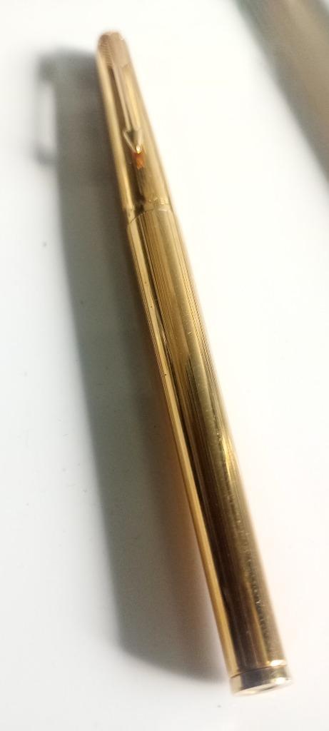 Vergulde Parker vulpen, Verzamelen, Pennenverzamelingen, Zo goed als nieuw, Vulpen, Parker, Ophalen