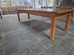 Grote landelijke boerentafel 300 cm lang, Huis en Inrichting, Gebruikt, 200 cm of meer, Ophalen of Verzenden, Vijf personen of meer