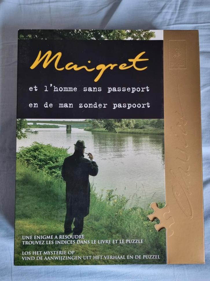 100% NIEUW  Bepuzzled Classics puzzel Maigret 1000 stukjes, Hobby en Vrije tijd, Denksport en Puzzels, Nieuw, Legpuzzel, 500 t/m 1500 stukjes