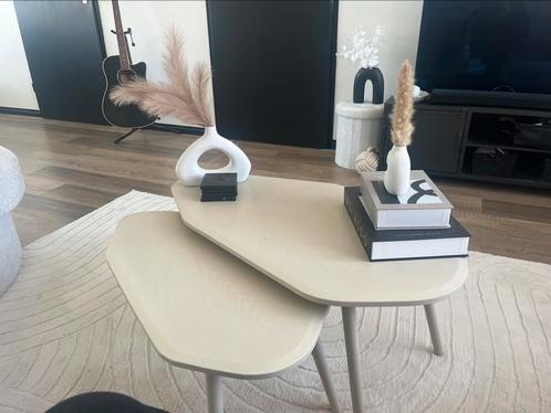 Wood Salontafel set, Huis en Inrichting, Tafels | Salontafels, Nieuw, Minder dan 50 cm, 50 tot 100 cm, 50 tot 100 cm, Overige vormen
