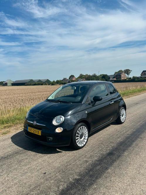 Fiat 500 Zwart, Auto's, Fiat, Particulier, Airbags, Airconditioning, Elektrische ramen, Mistlampen, Panoramadak, Radio, Benzine