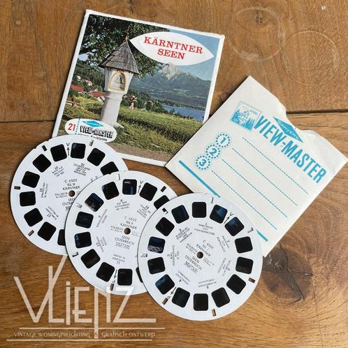 Vintage, retro viewmaster schijfjes Kärntner Seen, Karinthië, Verzamelen, Speelgoed, Gebruikt, Ophalen of Verzenden