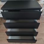 Malm ladekast, Huis en Inrichting, Kasten | Ladekasten, Ophalen, 50 tot 100 cm, Zo goed als nieuw, 3 of 4 laden