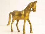 Vintage Messing paardenbeeld 22856, Ophalen of Verzenden, Gebruikt, Dier
