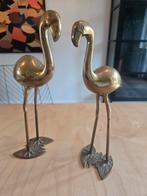 Messing flamingo 2 stuks, Antiek en Kunst, Ophalen of Verzenden