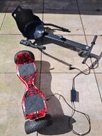 Hoverboard met kart en oplader, Ophalen, Gebruikt