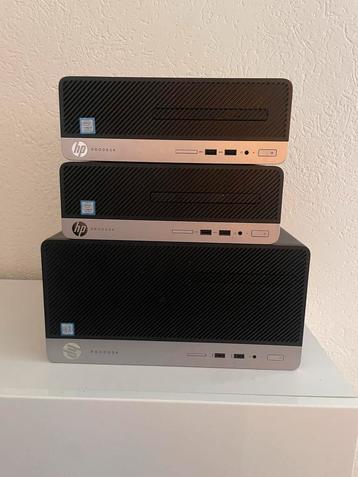 3 Stuks Hp prodesk 400 G4/G5/G6 beschikbaar voor biedingen