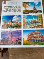 City puzzels 5 van 1000 stukjes nieuw. Puzzels van steden. B, Ophalen of Verzenden, 500 t/m 1500 stukjes, Nieuw, Legpuzzel