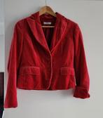 ANNA Rode/Roze Fluwelen Blazer - Maat 38, Kleding | Dames, Jasjes, Kostuums en Pakken, Maat 38/40 (M), ANNA, Ophalen of Verzenden