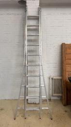 Aluminium reformladder / uitschuifbare ladder, Ophalen, Gebruikt, Ladder, Opvouwbaar of Inschuifbaar