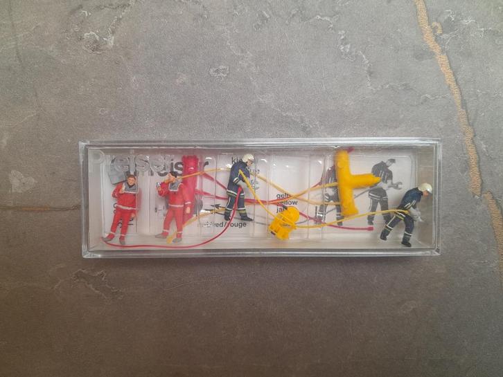 Preiser 10625 H0 Brandweerlieden, moderne outfit (NIEUW), Hobby en Vrije tijd, Modeltreinen | H0, Nieuw, Overige typen, Gelijkstroom of Wisselstroom