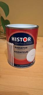 Histor radiatorlak  White zijdeglans 750 mp ongeopend, Doe-het-zelf en Verbouw, Verf, Beits en Lak, Wit, Nieuw, Ophalen of Verzenden