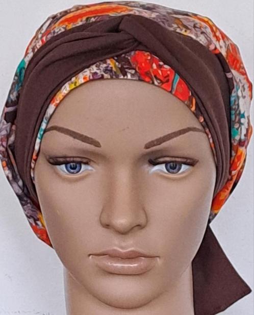 Chemo/ haarverlies tricot muts met sjaal no 15 A., Kleding | Dames, Mutsen, Sjaals en Handschoenen, Nieuw, Muts, Ophalen of Verzenden