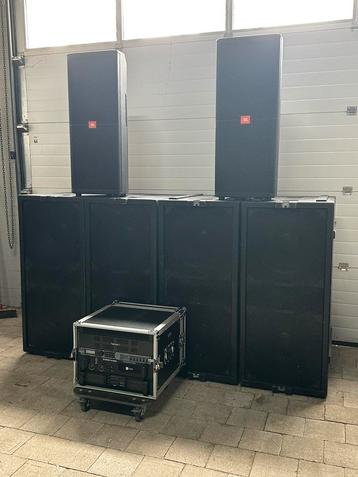  2x JBL SRX 722, 4x RAM Audio ARS 218 en AMP Rack  beschikbaar voor biedingen
