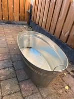 Metalen Kuip - Plantenbak, Tuin en Terras, Ophalen, Gebruikt, Minder dan 30 cm, Binnen