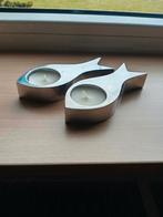 Theelichthouder waxinelichthouder vis, Huis en Inrichting, Woonaccessoires | Kandelaars en Kaarsen, Ophalen of Verzenden, Zo goed als nieuw