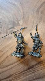 Antieke chinese krijgers van messing €30, Ophalen