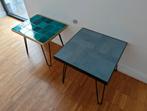 2x tegeltafel, Huis en Inrichting, Tafels | Salontafels, Ophalen, Minder dan 50 cm, Vierkant, Nieuw