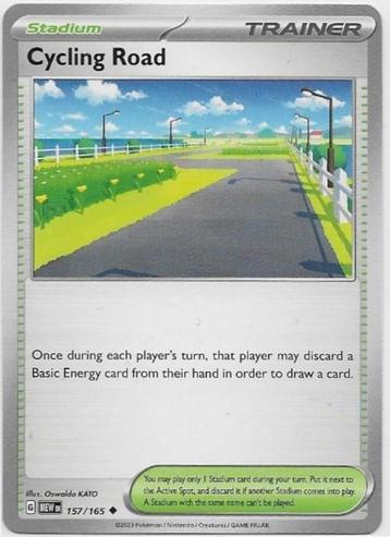 Pokemon 151,  Cycling Road [uncommon] 157/165 beschikbaar voor biedingen