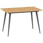 HOMCOM Uitschuifbare Eettafel, Vergrootbaar Tafel, Rechthoekig, Nieuw, 200 cm of meer, 50 tot 100 cm