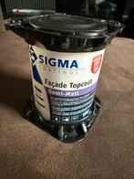 Sigma Façade Topcoat Semi-Matt - 1L - RAL 9005, Doe-het-zelf en Verbouw, Verf, Beits en Lak, Ophalen, Zwart, Nieuw, Verf