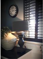 Houten balusterlamp met kap, Ophalen, Minder dan 50 cm