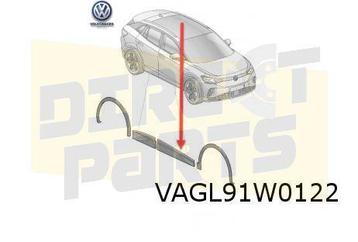 Volkswagen ID.4/ID.5 stootlijst voorportier Rechts (GRU) Ori beschikbaar voor biedingen