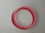 2 stuks armband , rood en rose , nieuw, Nieuw, Armband, Ophalen of Verzenden, Rood