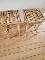 Houten Krukjes - Set van 2, Ophalen of Verzenden, Minder dan 55 cm, 45 tot 60 cm