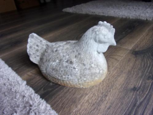 HAAN TUINBEELD HAAN BETON JAREN 90/LIGGENDE HAAN BEELD 6,5KG, Tuin en Terras, Tuinbeelden, Gebruikt, Dierenbeeld, Beton, Ophalen